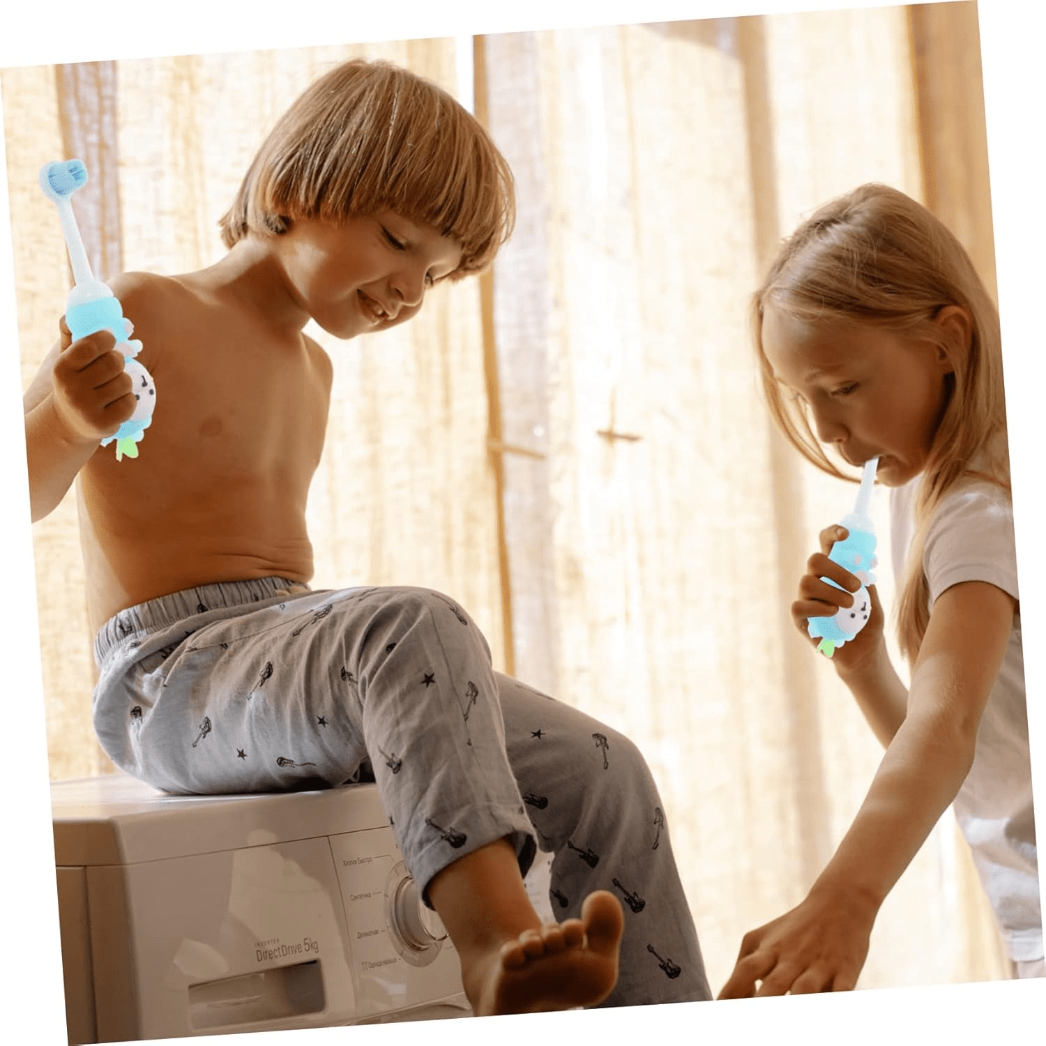 Brosse à Dents - CuteBabyToothbrush™ - Bleu Ciel - Bebe Spa