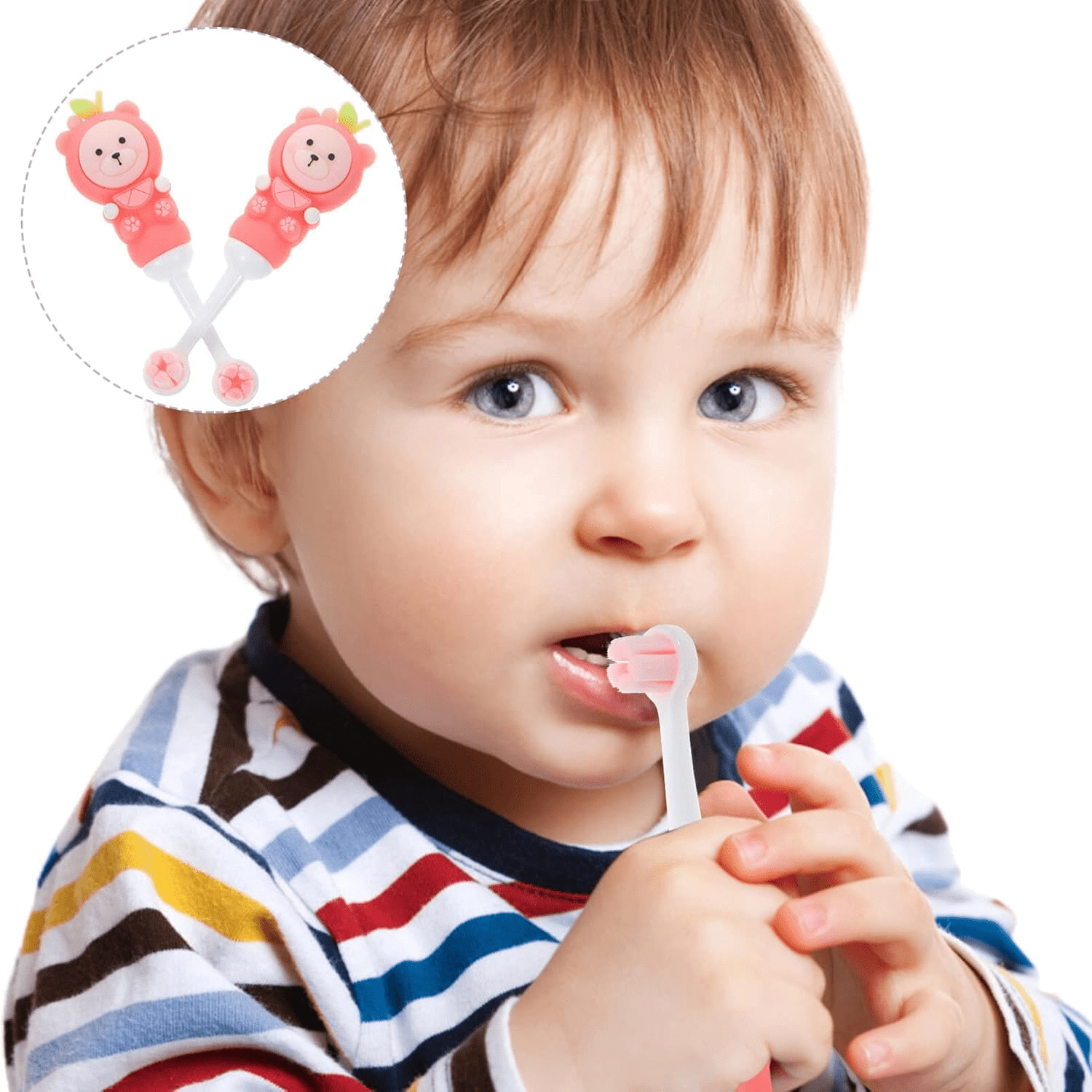 Brosse à Dents - CuteBabyToothbrush™ - Rose - Bebe Spa
