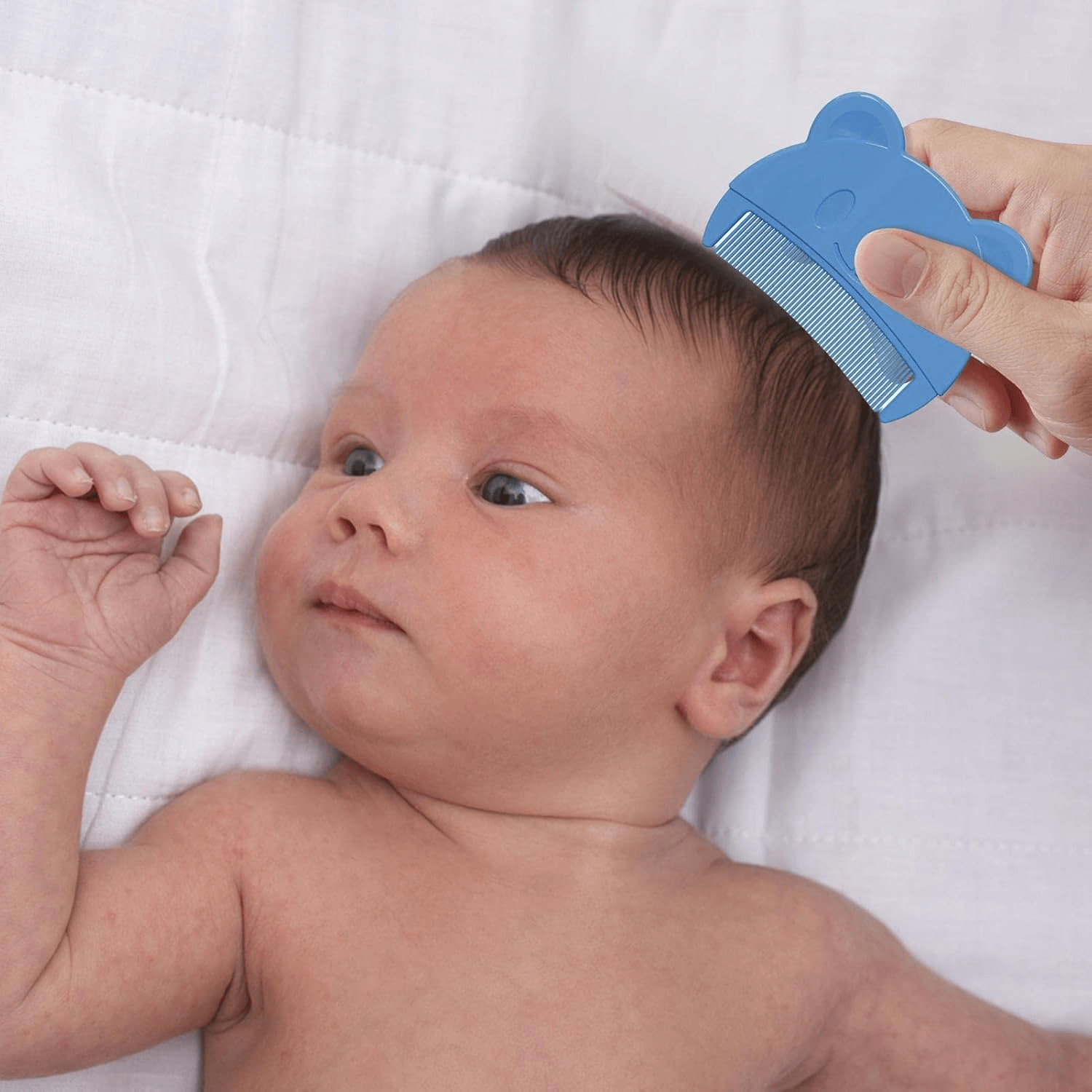 Peigne à cheveux - BabySoftComb™ - Bleu - Bebe Spa