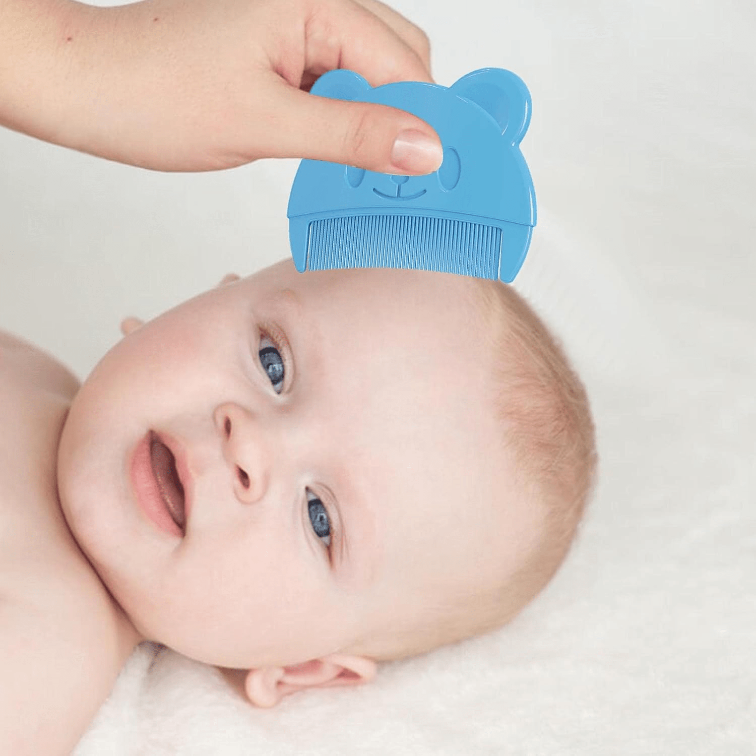 Peigne à cheveux - BabySoftComb™ - Bleu - Bebe Spa