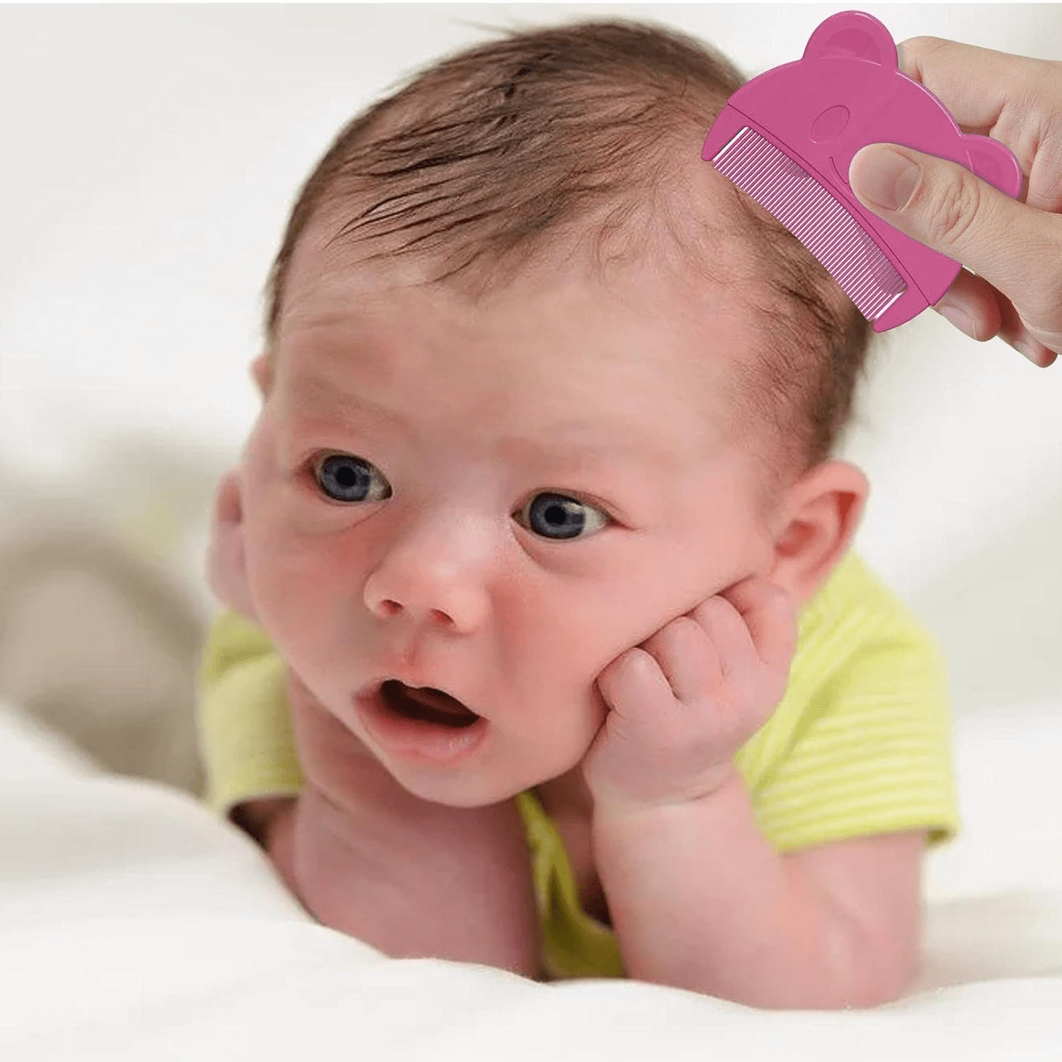 Peigne à cheveux - BabySoftComb™ - Rose - Bebe Spa