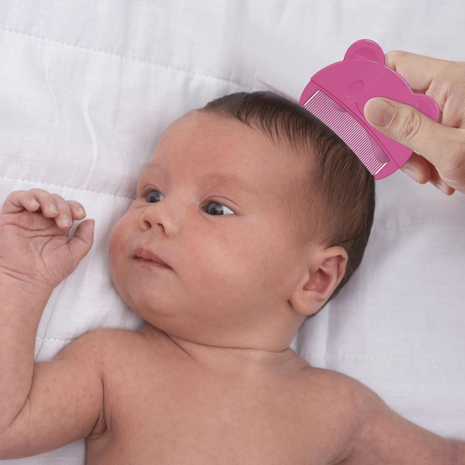 Peigne à cheveux - BabySoftComb™ - Rose - Bebe Spa